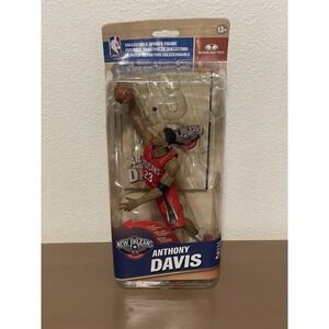 McFarlane NBA Series 27 Anthony Davis New Orleans Pelicans Red Jersey New Silver